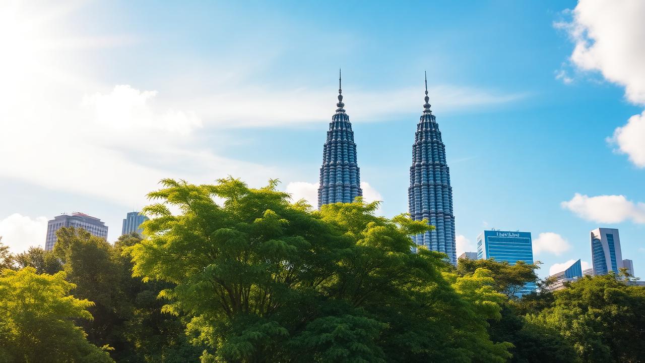 University campus scene in Malaysia
